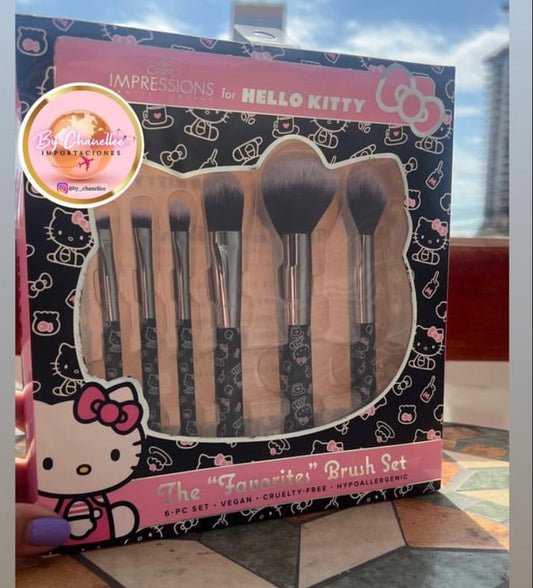 SET DE 6 BROCHAS HELLO KITTY